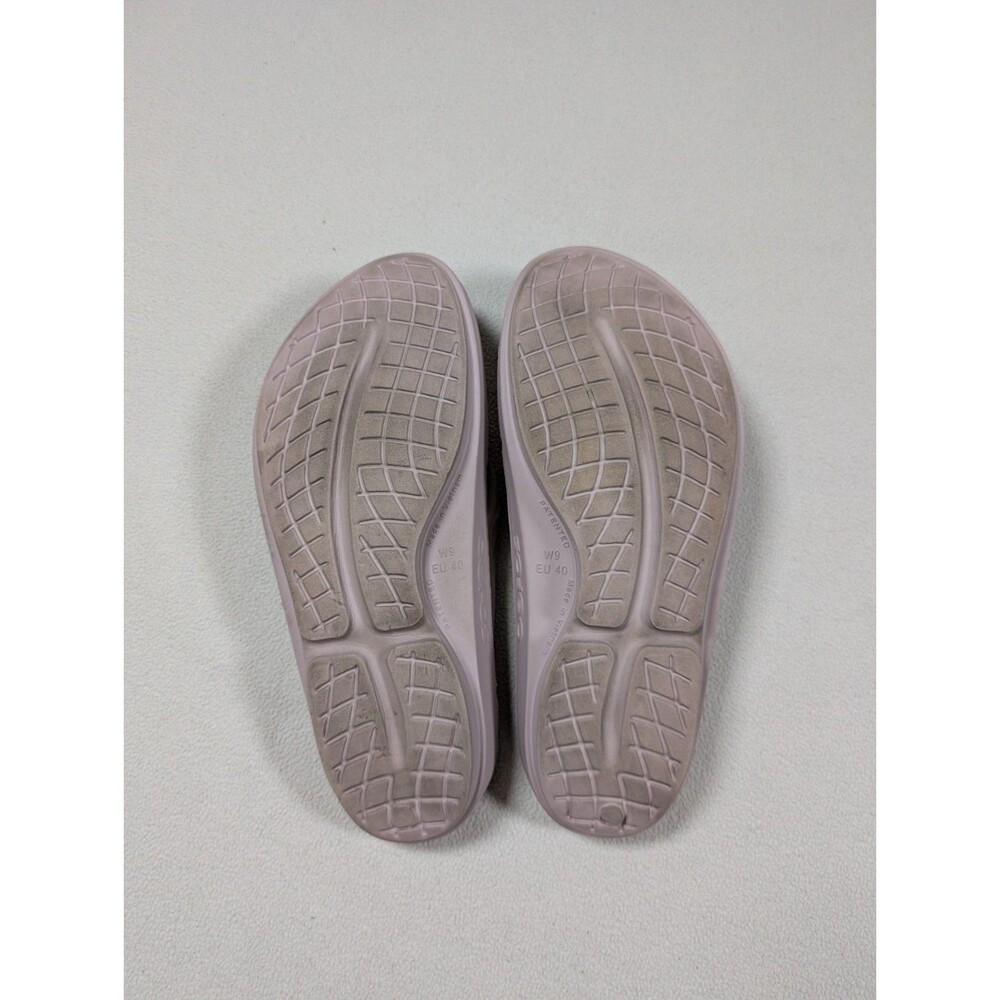 Oofos Oolala Women’s 9 Recovery Slip-On Flip Flop Sandals Stardust Pink Beach - Picture 5 of 7